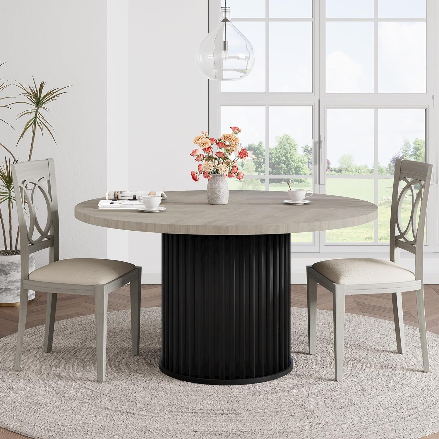 Kitchen Appliances Table - Mesa de Jantar Redonda de 47