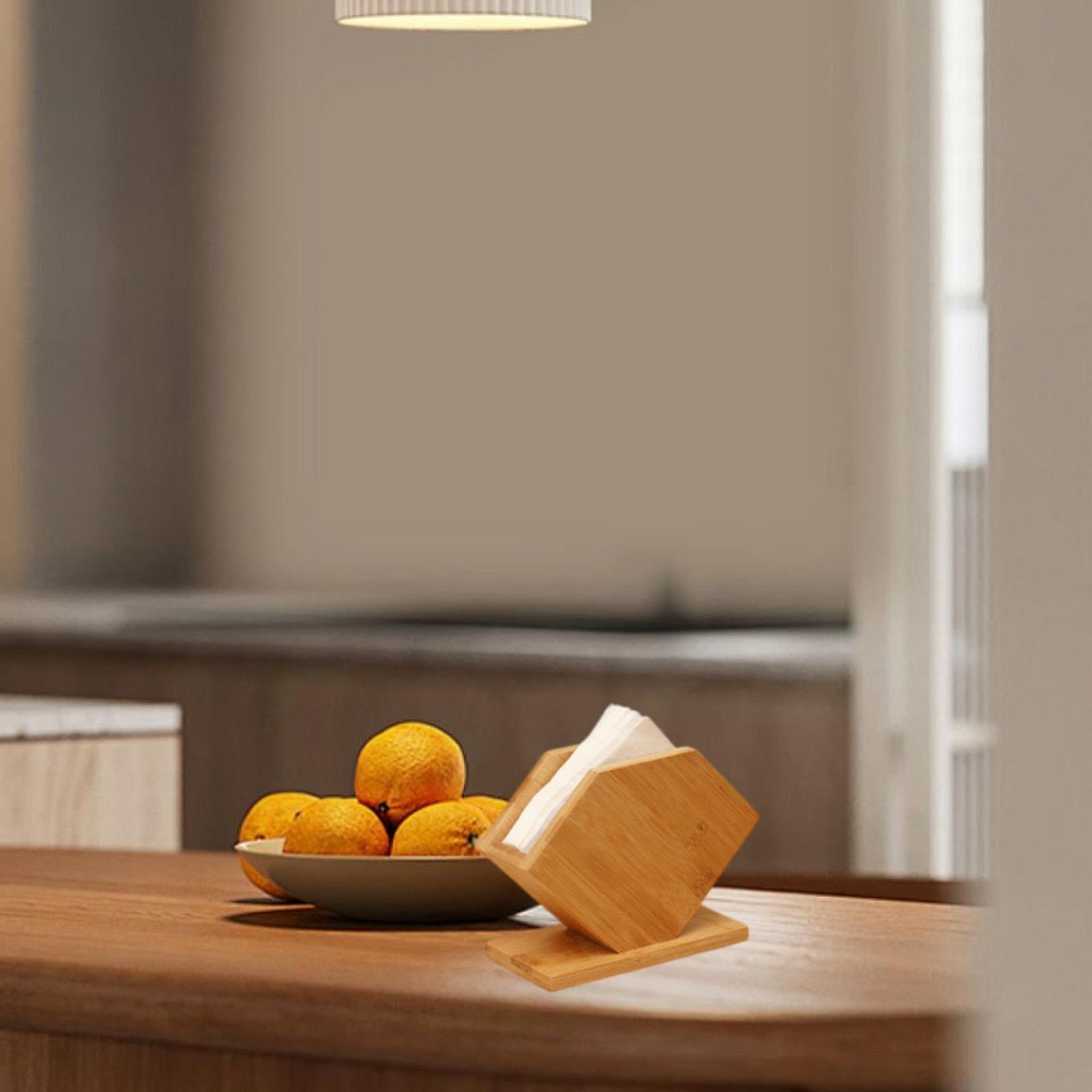 Kitchen Appliances Table - Caixa de tecido de bambu cubo