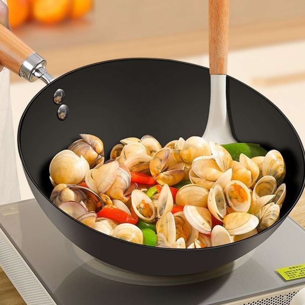 Wok Electric Flat - Wok de Ferro Fundido para uma