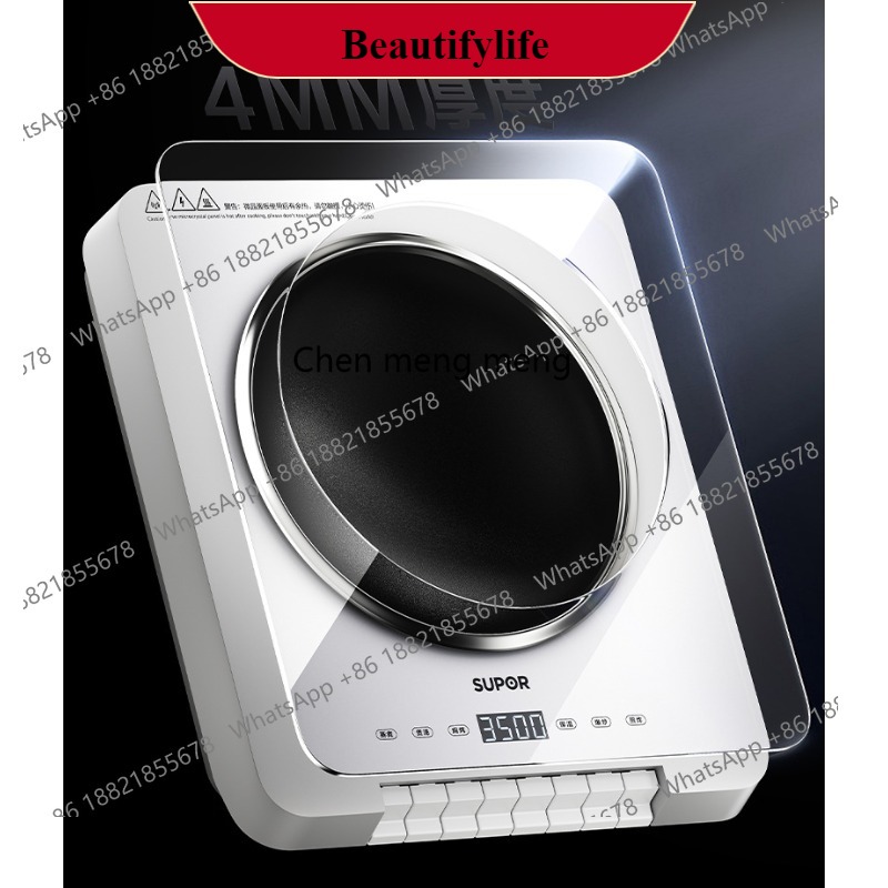 Wok Electric Flat - Fogão eletromagnético comercial e132, 3500w, fogão