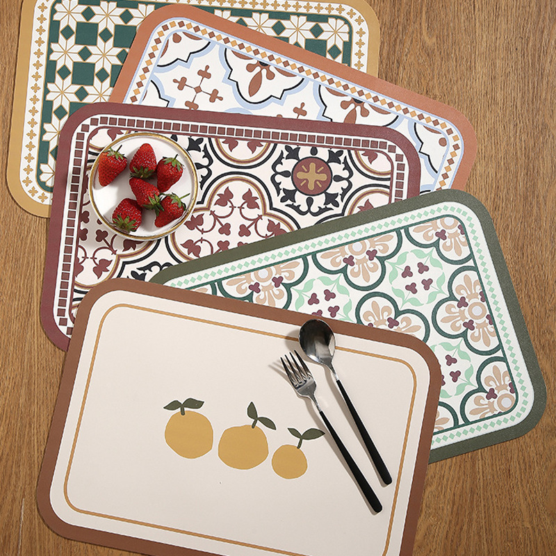 Kitchen Appliances Table - Retro americano resistente ao calor placemat