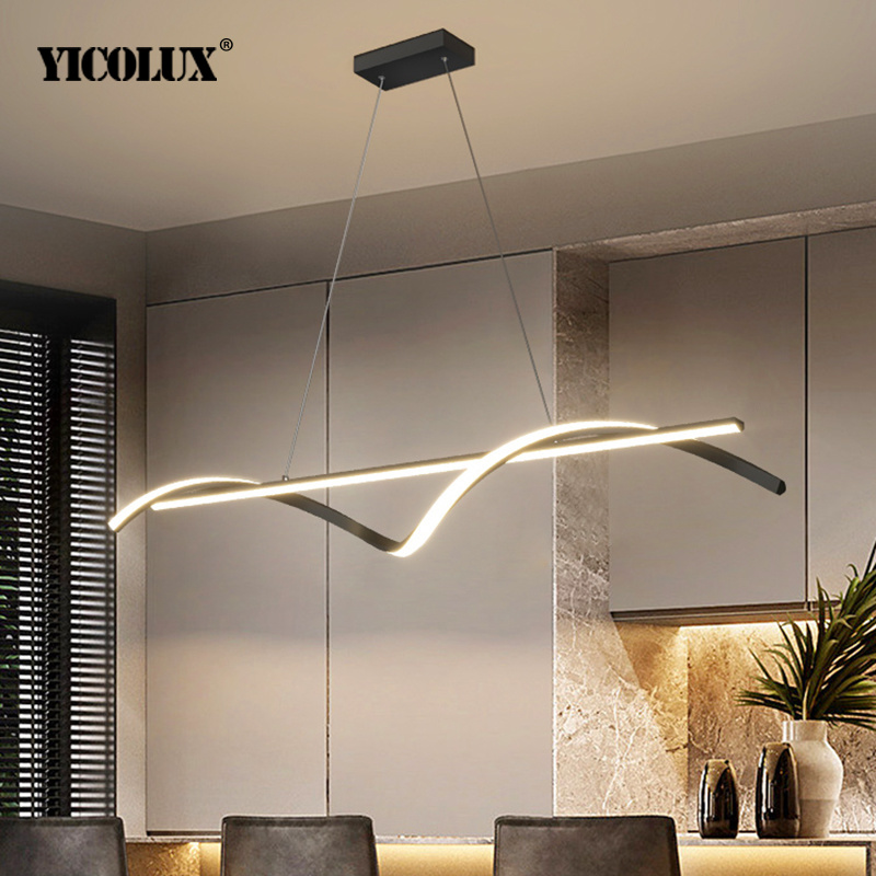 Kitchen Appliances Table - Moderno sala de jantar lâmpadas led