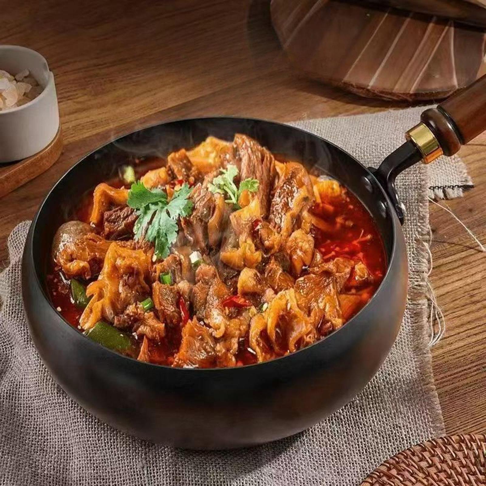 Wok Electric Flat - 24cm ferro fino wok pan stir