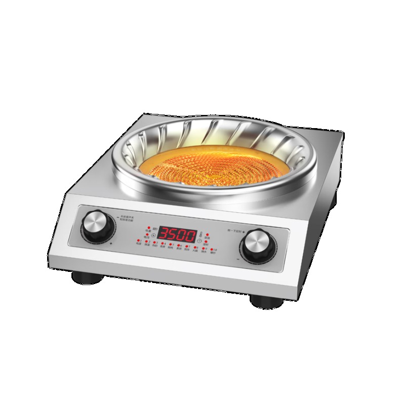Wok Electric Flat - Fogão elétrico cerâmico doméstico plano côncavo