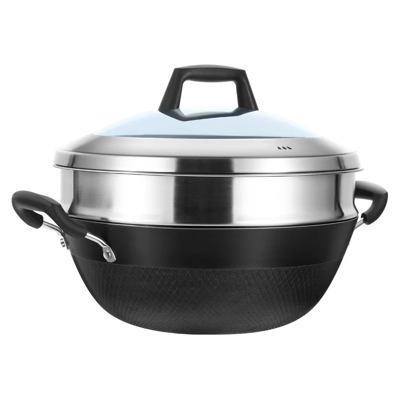 Wok Electric Flat - Panela de fundo plano, wok de