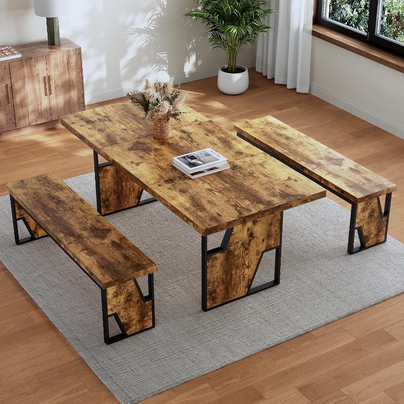 HIPIHOM Mesa de Jantar de Made - Kitchen Appliances Table avaliação e preço
