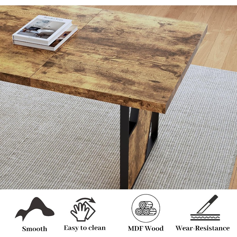 HIPIHOM Mesa de Jantar de Made - Kitchen Appliances Table avaliação e preço