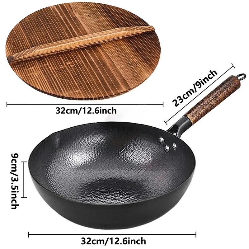 Panela Wok de Aço Carbono 32cm - Wok Electric Flat avaliação e preço