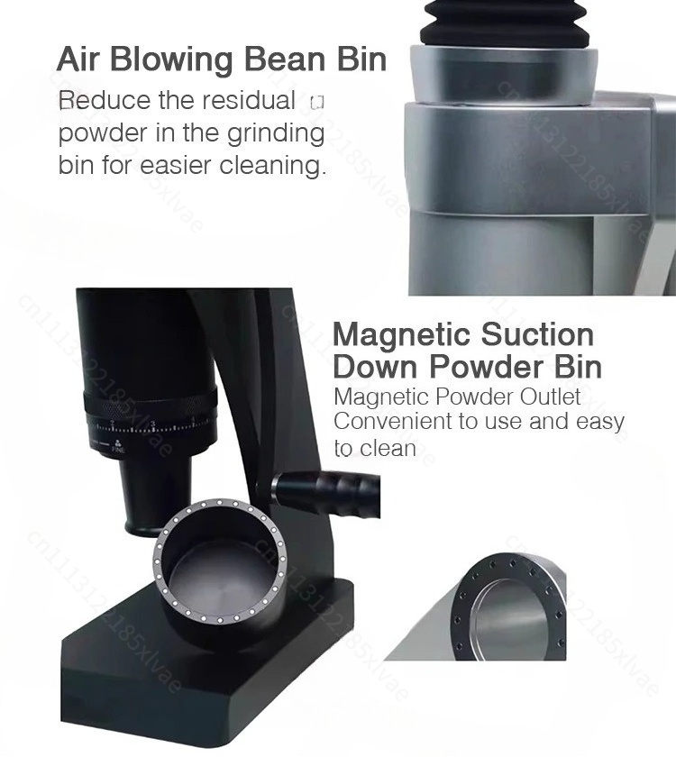 Moedor de café manual de 63mm  - Coffee Grinder Burr avaliação e preço