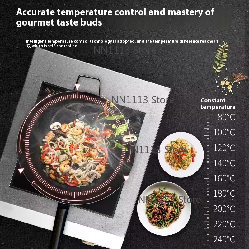 Fogão de indução comercial de  - Wok Electric Flat avaliação e preço