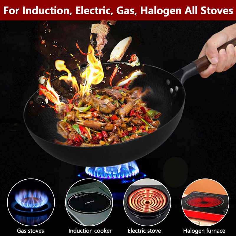 Panela Wok de Aço Carbono 32cm - Wok Electric Flat avaliação e preço