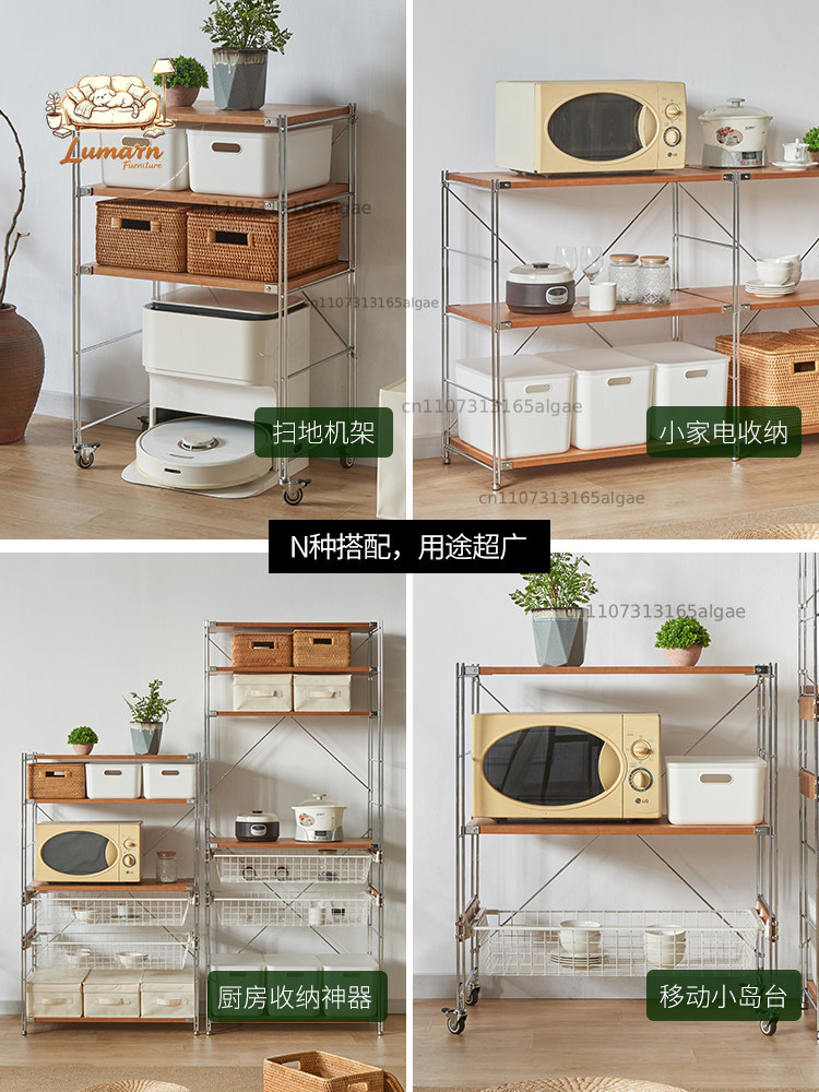 Prateleira de cozinha em madei - Kitchen Appliances In Japanese avaliação e preço