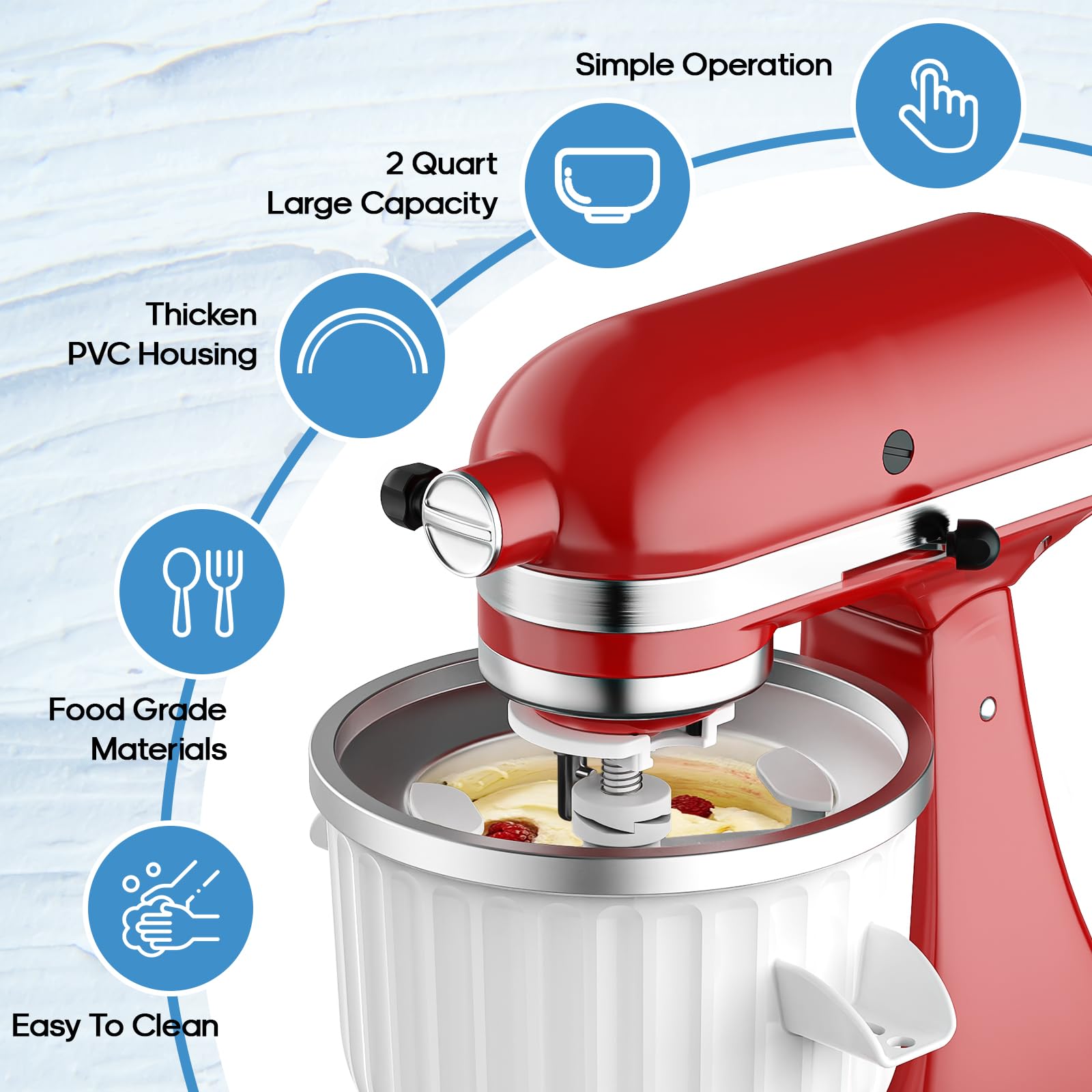 Acessório para Fazer Sorvete d - Kitchen Appliances Germany avaliação e preço