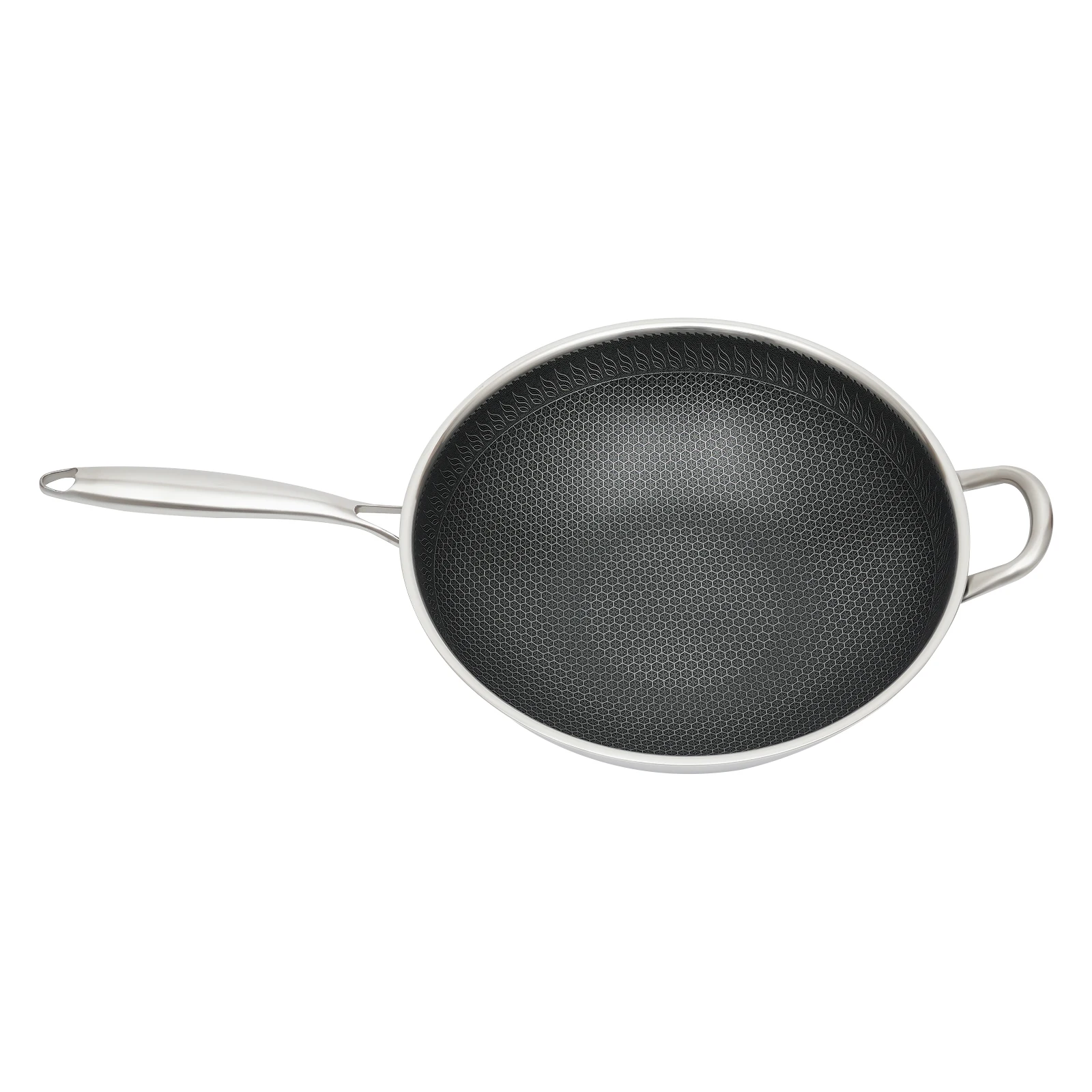Wok de Aço Inoxidável 3.4'' co - Wok Electric Flat avaliação e preço