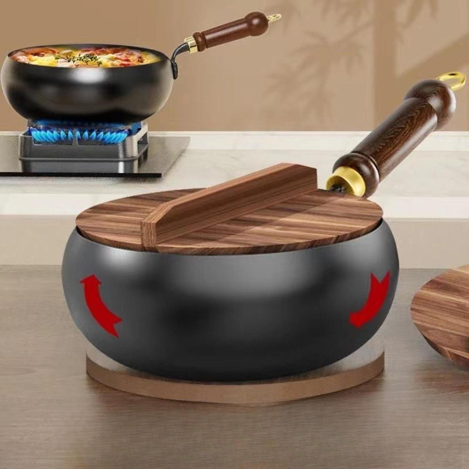 24cm ferro fino wok pan stir f - Wok Electric Flat avaliação e preço