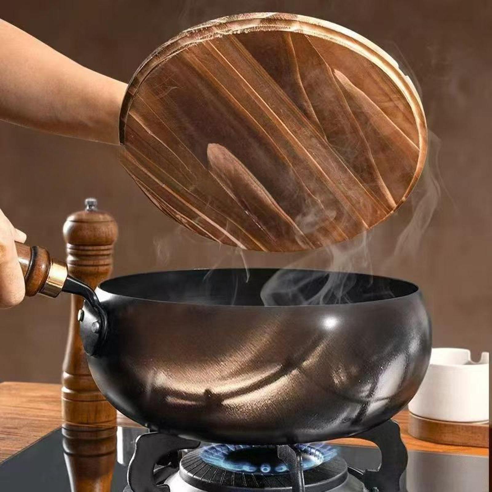 24cm ferro fino wok pan stir f - Wok Electric Flat avaliação e preço