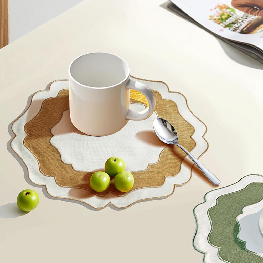 Sousplat de Linho com Borda On - Kitchen Appliances Table avaliação e preço