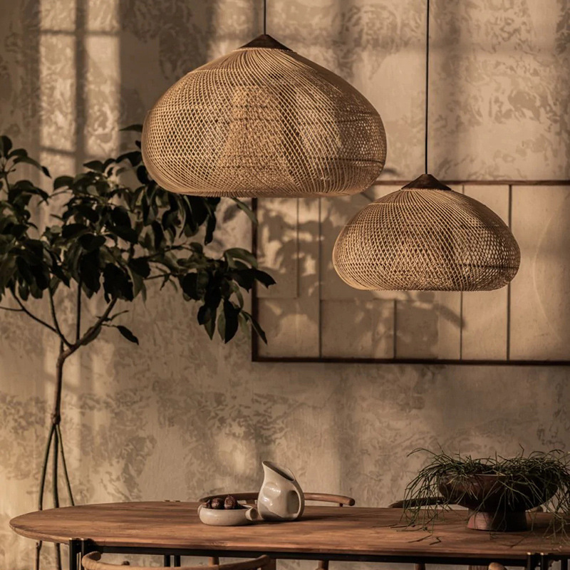 Estilo chinês Handmade Rattan  - Kitchen Appliances Table avaliação e preço