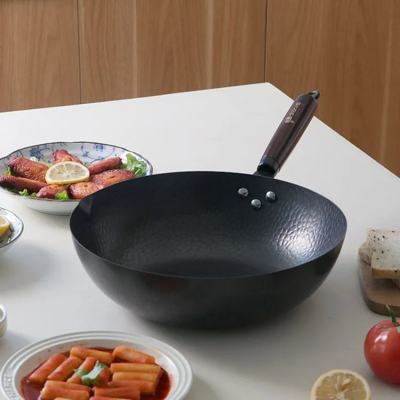 Panela wok de aço carbono 32cm - Wok Electric Flat avaliação e preço